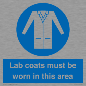 Lab coats must be worn in this area
